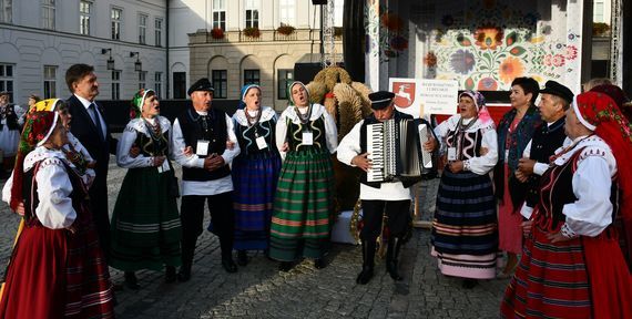 Przygrywki na Dożynkach Prezydenckich 2020 w Warszawie