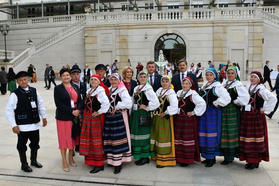 Delegacja Powiatu Puławskiego i Województwa Lubelskiego z KGW Zagrody Razem