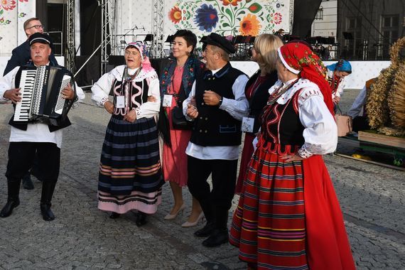 Przygrywki na Dożynkach Prezydenckich 2020 w Warszawie