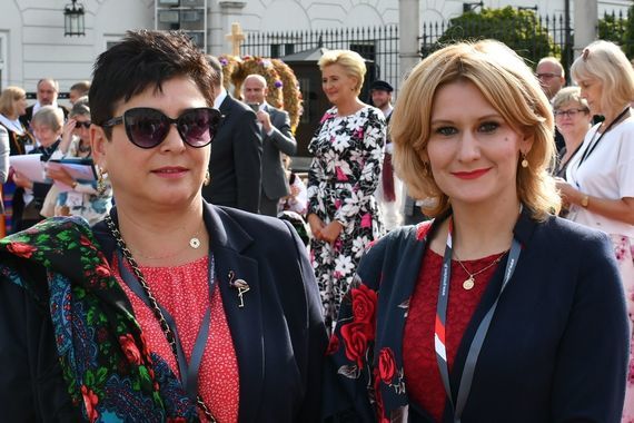 Starosta Puławski Danuta Smaga i Dyr Wydziału Rolnictwa UM w Lublinie Ewa Szałachwiej