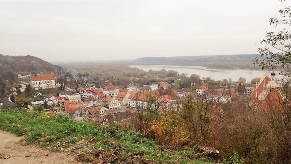 Panorama z Góry Trzech Krzyży w Kazimierzu Dolnym