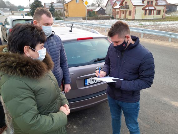 Odbiór techniczny dróg powiatowych w gminie Kazimierz Dolny