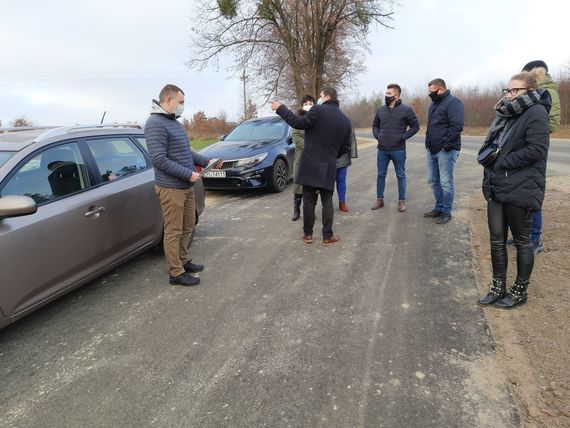 Odbiór techniczny dróg powiatowych w gminie Kazimierz Dolny