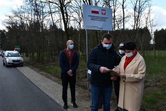 Przebudowa drogi powiatowej nr 2525L w msc. Brześce zakończona