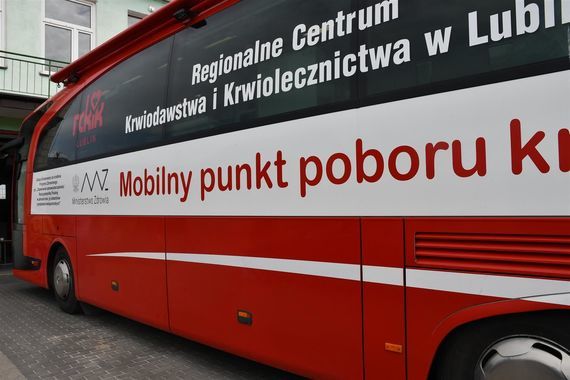 Mobilny punkt poboru krwi