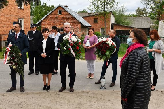 Wiązanka od starosty puławskiego