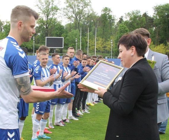 Gratulacje od starosty dla KS Wisła Puławy