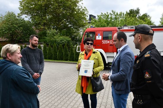 Podziękowania dla puławskiego Starostwa