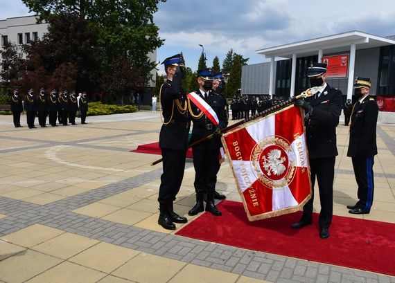 Uroczystości nadania sztandaru Komendzie Powiatowej PSP w Puławach