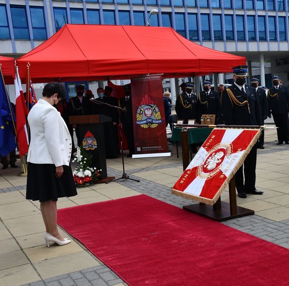 Uroczystości nadania sztandaru Komendzie Powiatowej PSP w Puławach