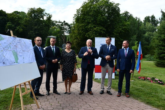 Konferencja prasowa - Ogłoszenie przetargu na budowę obwodnicy Nałęczowa