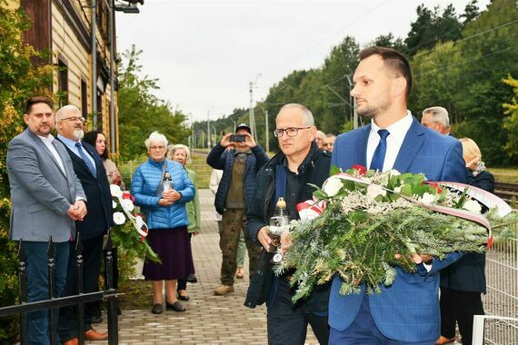 79. rocznica wysadzenia niemieckiego pociągu amunicyjnego w Gołębiu