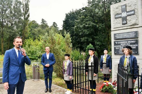 79. rocznica wysadzenia niemieckiego pociągu amunicyjnego w Gołębiu