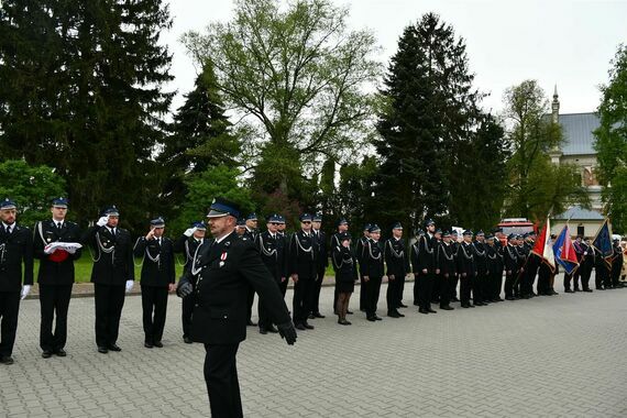 100 - lecie Ochotniczej Straży Pożarnej w Gołębiu