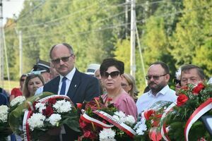 80. rocznica wysadzenia pociągu amunicyjnego w pobliżu stacji kolejowej w Gołębiu