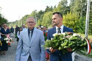 80. rocznica wysadzenia pociągu amunicyjnego w pobliżu stacji kolejowej w Gołębiu