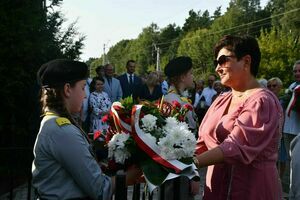 80. rocznica wysadzenia pociągu amunicyjnego w pobliżu stacji kolejowej w Gołębiu