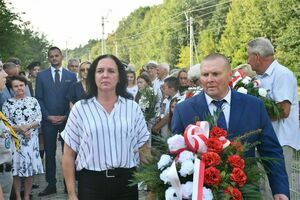 80. rocznica wysadzenia pociągu amunicyjnego w pobliżu stacji kolejowej w Gołębiu