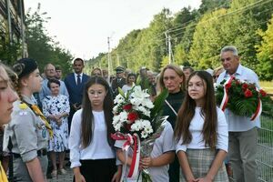 80. rocznica wysadzenia pociągu amunicyjnego w pobliżu stacji kolejowej w Gołębiu