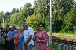 80. rocznica wysadzenia pociągu amunicyjnego w pobliżu stacji kolejowej w Gołębiu