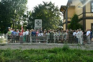 80. rocznica wysadzenia pociągu amunicyjnego w pobliżu stacji kolejowej w Gołębiu