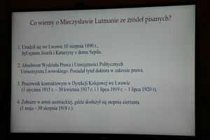 Odsłonięcie tablicy poświęconej Mieczysławowi Lutmanowi - Staroście Puławskiemu w latach 1932-1937