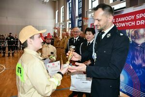 Halowe Zawody Sportowo-Pożarnicze Młodzieżowych Drużyn Pożarniczych w Górze Puławskiej