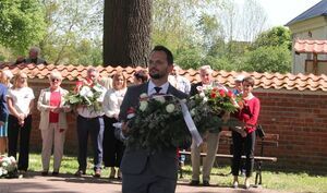 Uroczystości 3 Maja w Gołębiu