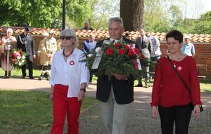 Uroczystości 3 Maja w Gołębiu