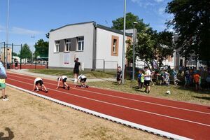 Otwarcie nowo wybudowanych boisk szkolnych przy Zespole Szkolno - Przedszkolnym w Kurowie