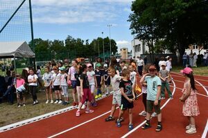 Otwarcie nowo wybudowanych boisk szkolnych przy Zespole Szkolno - Przedszkolnym w Kurowie