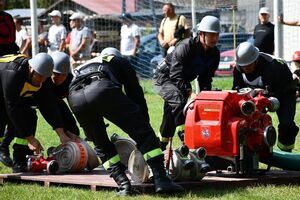 Powiatowe Zawody Sportowo-Pożarnicze OSP w Wąwolnicy