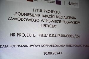 Wojewódzka Inauguracja Kształcenia Zawodowego 2024/25