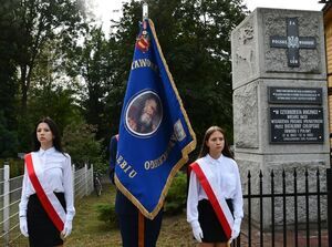 81. rocznica wysadzenia pociągu amunicyjnego w pobliżu stacji kolejowej w Gołębiu