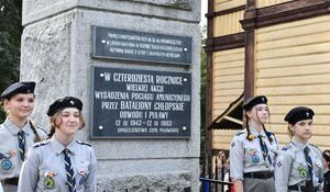 81. rocznica wysadzenia pociągu amunicyjnego w pobliżu stacji kolejowej w Gołębiu