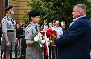 81. rocznica wysadzenia pociągu amunicyjnego w pobliżu stacji kolejowej w Gołębiu