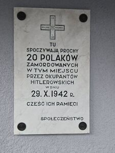 Hołd dla mieszkańców Góry Puławskiej zamordowanych 29 października 1942 roku