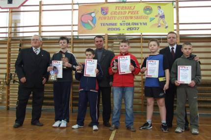 Finał Grand Prix Tenisa Stołowego w Raszkowie