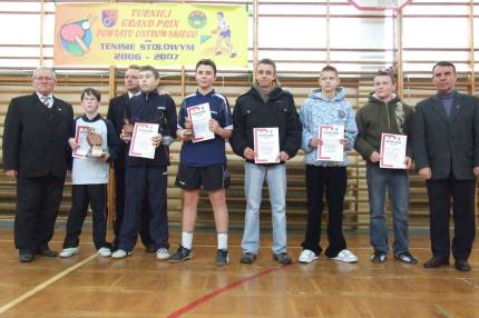 Finał Grand Prix Tenisa Stołowego w Raszkowie