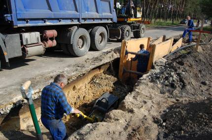 Rozpoczęcie budowy kanalizacji Rąbczyn – Osiedle.