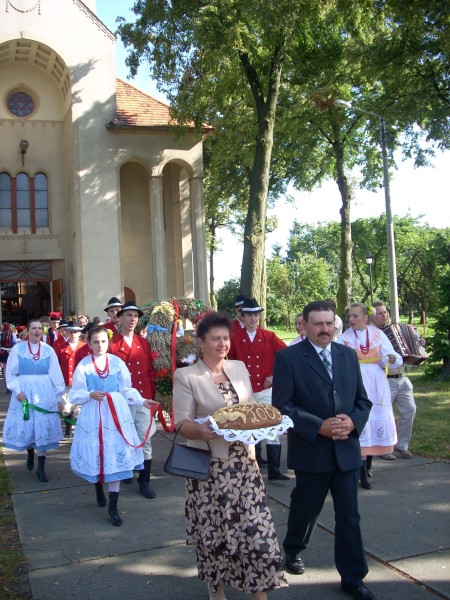 Dożynki w Moszczance - Skrzebowej