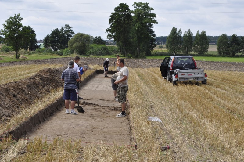 Prace archeologiczne w Bieganinie