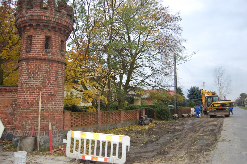 Trwa remont Parku w Przybysławicach