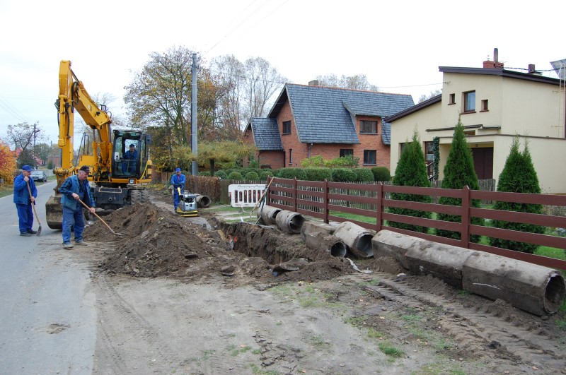 Trwa remont Parku w Przybysławicach