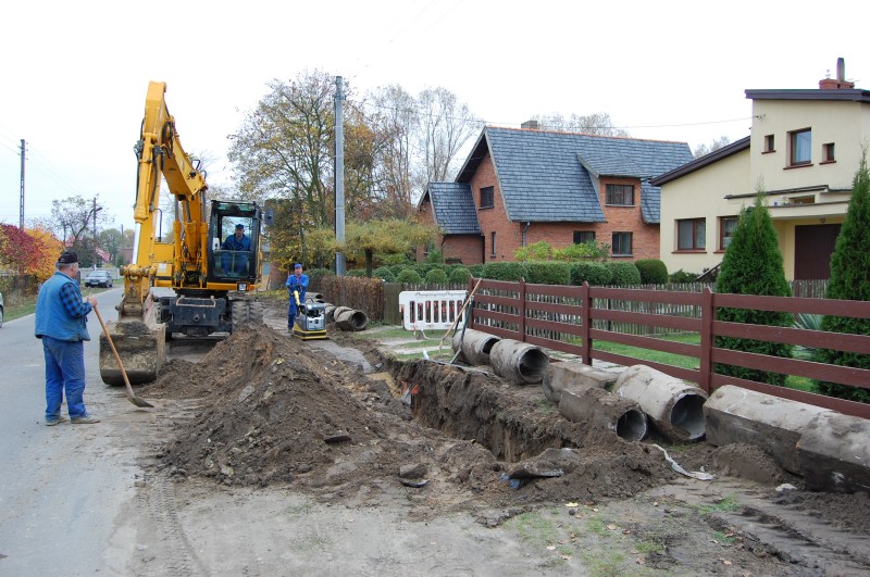 Trwa remont Parku w Przybysławicach