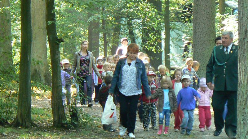 Przedszkolaki z Radłowa w lesie