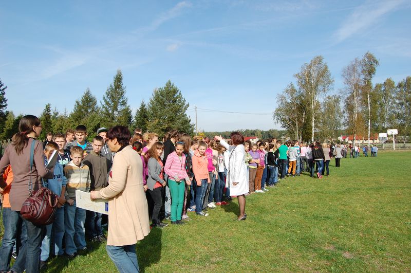 Ćwiczenia ewakuacji w Zespole Szkół w Korytach