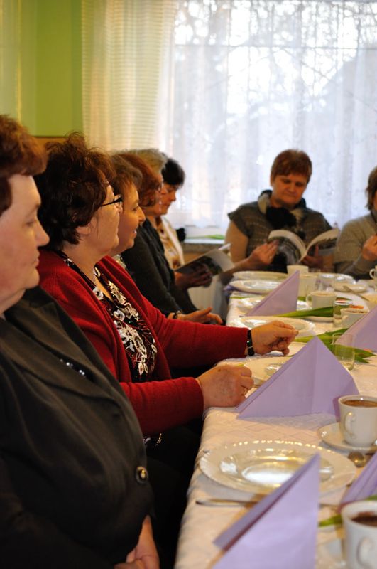 Kwiatek dla pań w Grudzielcu Nowym