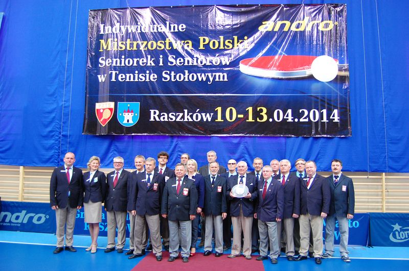 Indywidualne Mistrzostwa Polski Seniorek i Seniorów w Tenisie Stołowym Raszków 2014