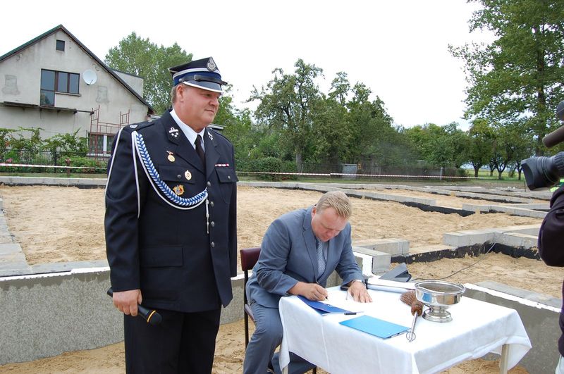 Kamień węgielny w Jankowie Zaleśnym wmurowany